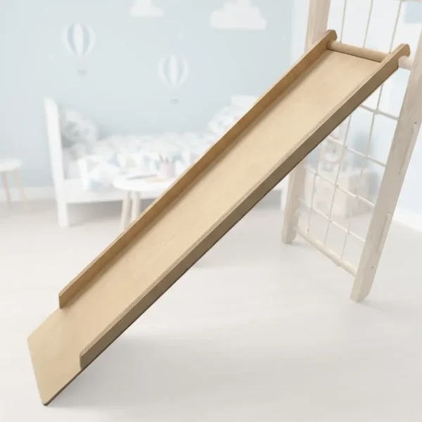Rutsche zur Kletterwand Tani – Zubehör für Kletterwand aus massivem Holz, perfekt für drinnen