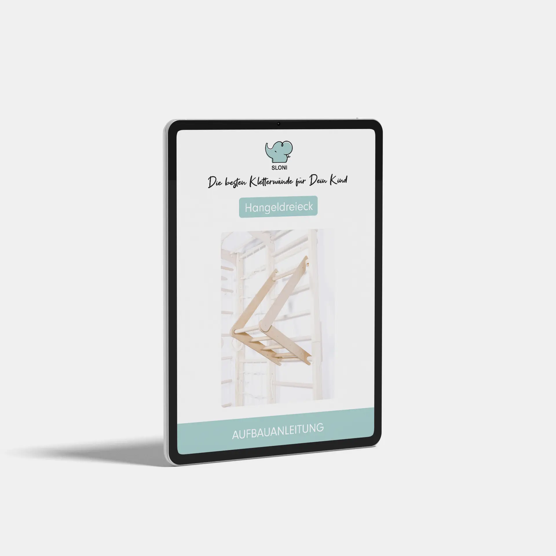 Das Hangeldreieck erweitert deine Kletterwand und sorgt für noch mehr Spaß an deiner Kletterwand im Kinderzimmer